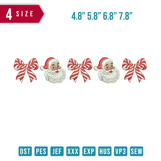 Bow Santa Repeat