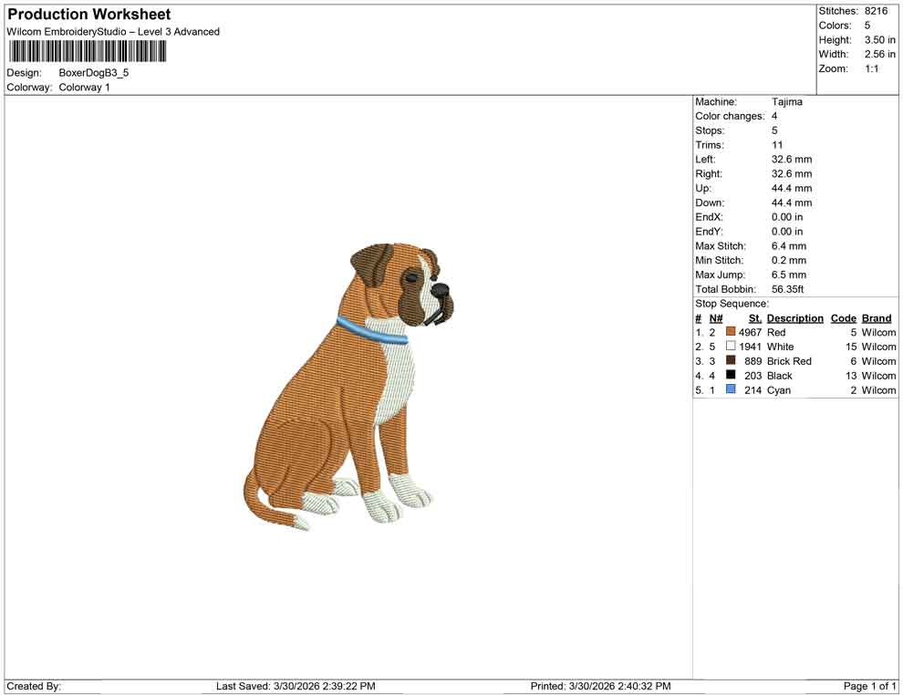 Boxer Dog B