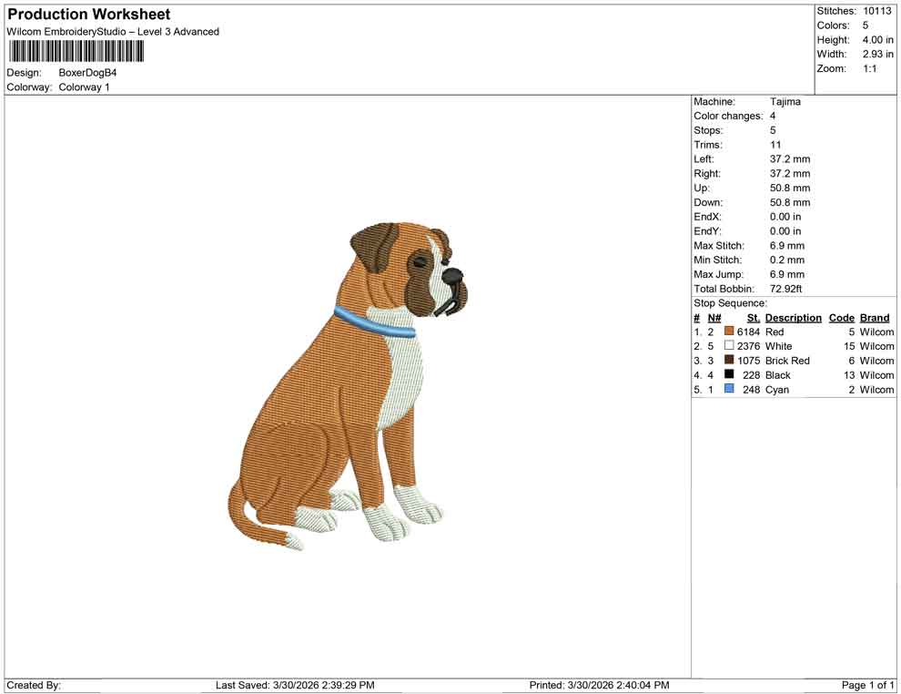 Boxer Dog B