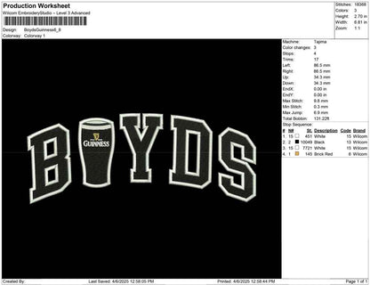 Boyds Guinness