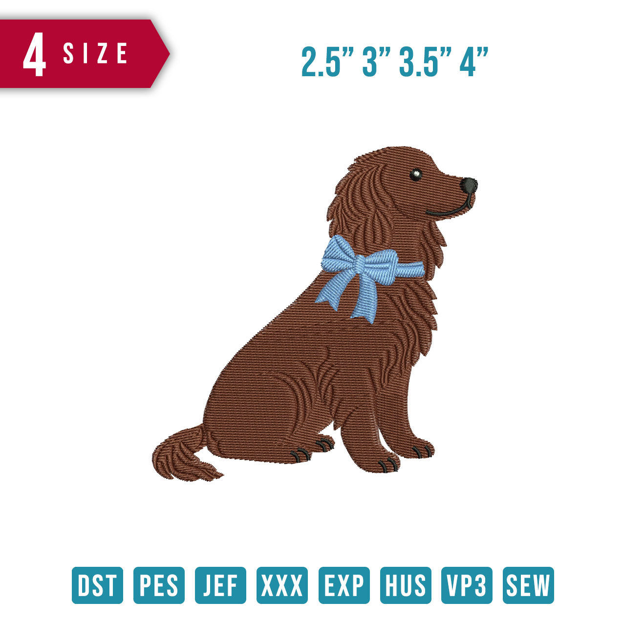 Boykin Dog Ribbon Blue