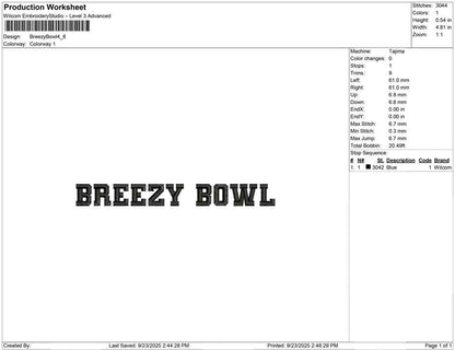 Breezy Bowl