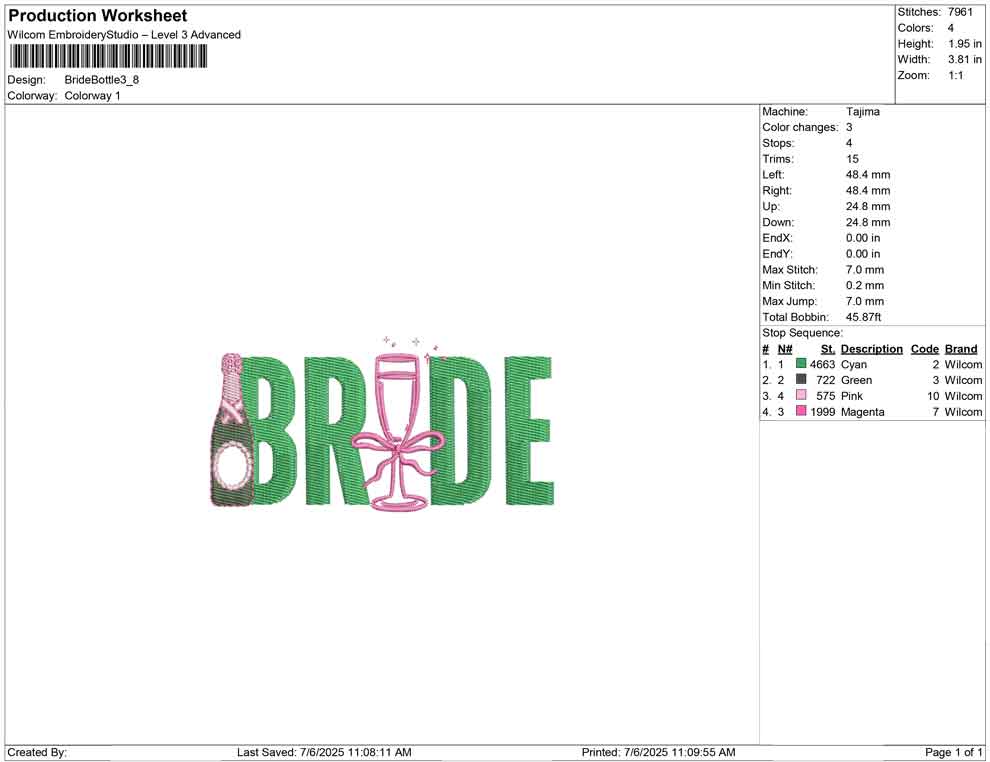 Bride Bottle