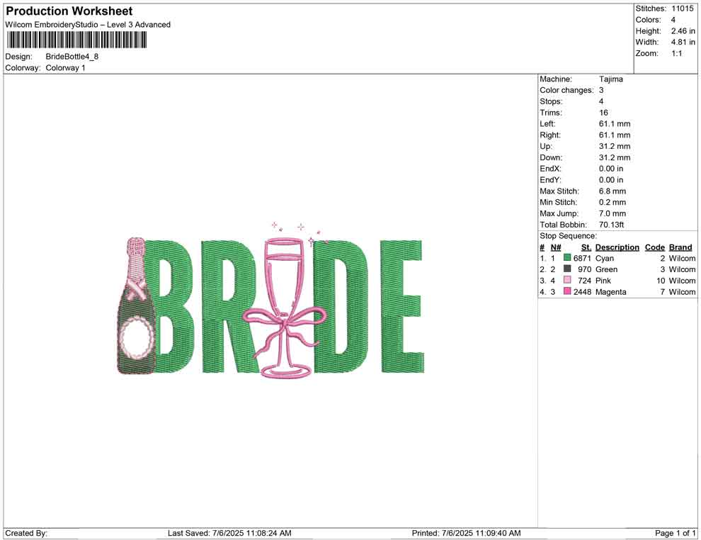 Bride Bottle