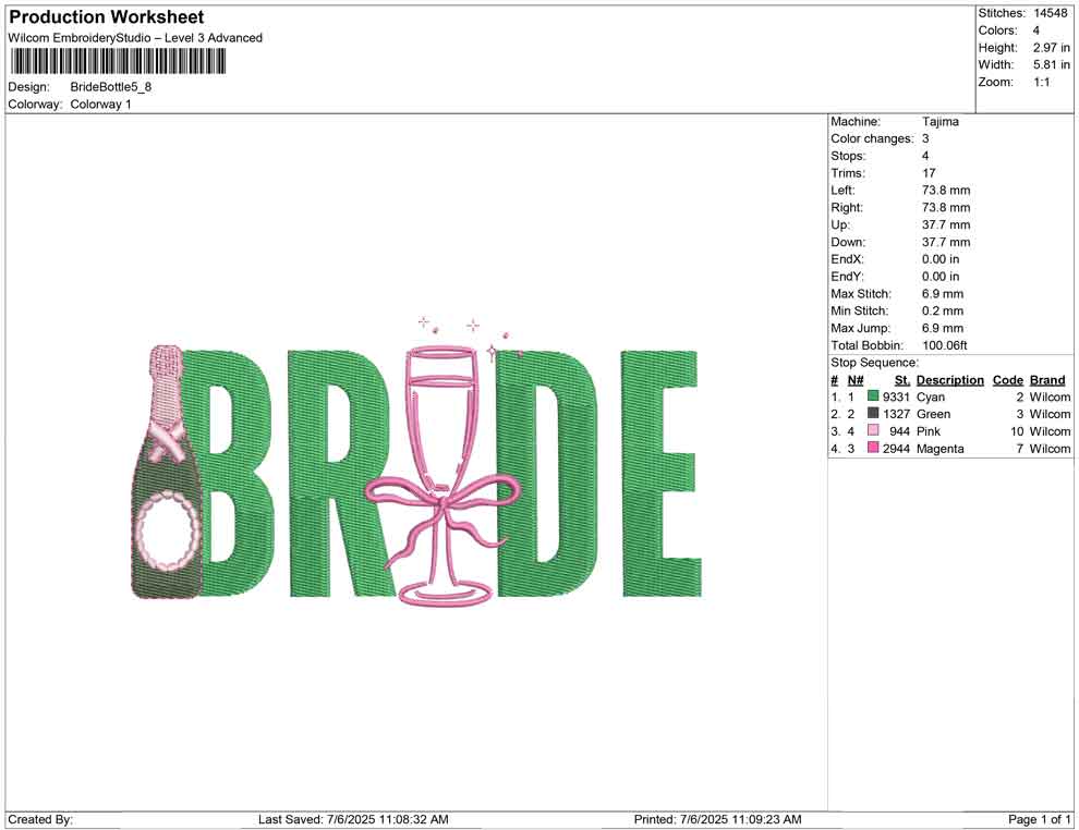Bride Bottle