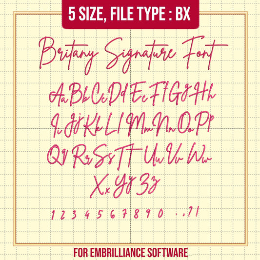 Britany Signature Font BX