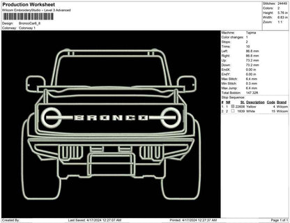 Bronco Car