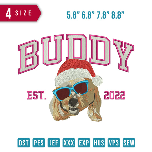 Buddy Dog Santa