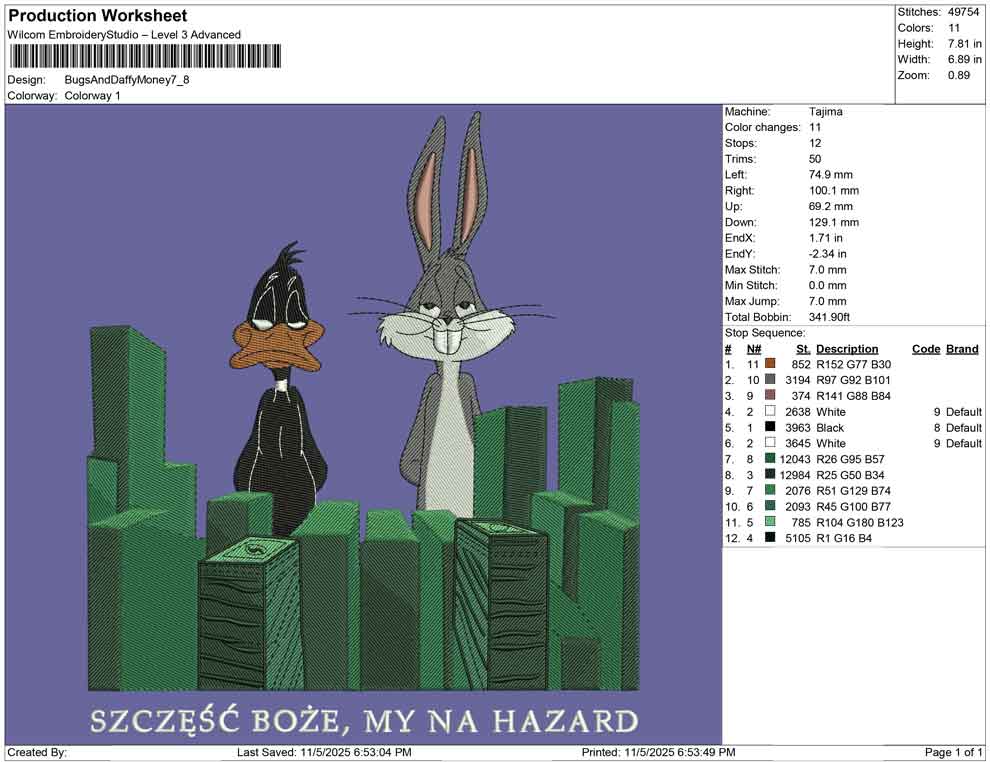 Bugs And Daffy Money