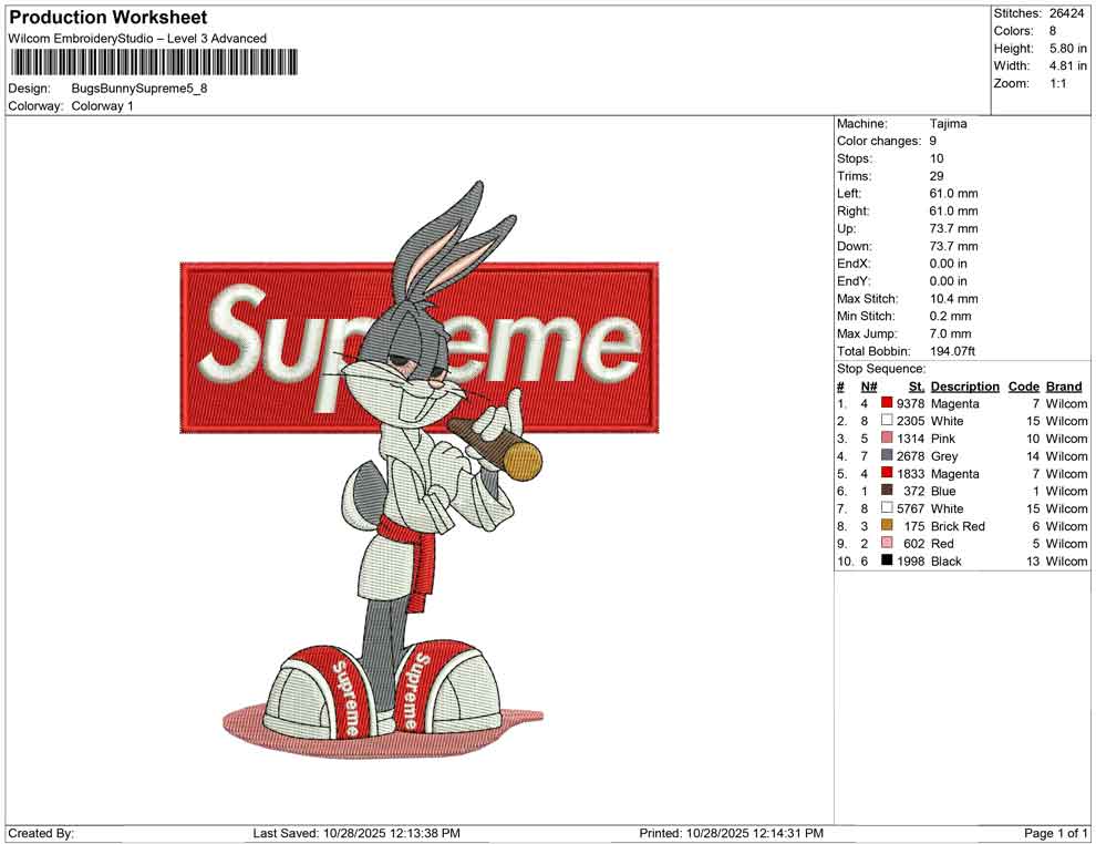 Bugs Bunny Supreme