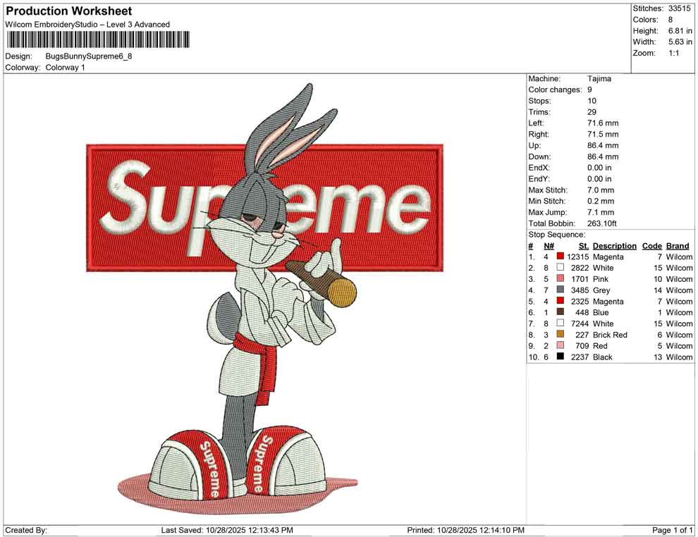 Bugs Bunny Supreme