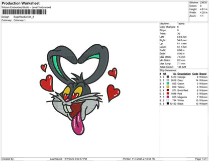 Bugs Head Love