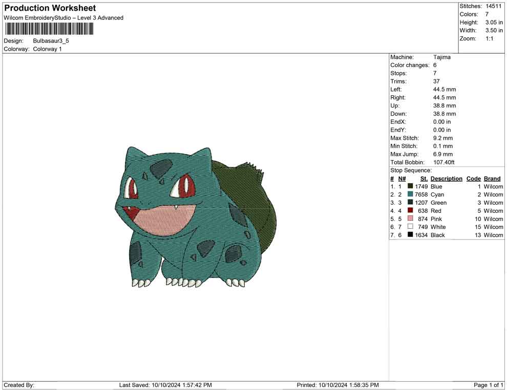 Bulbasaur B