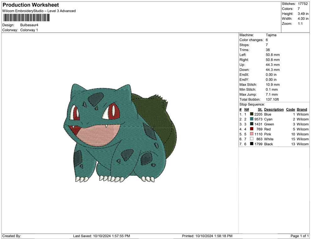 Bulbasaur B