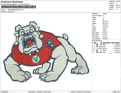 Bull dog Ready Punch