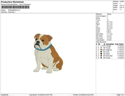 Bull Dog Ribbon