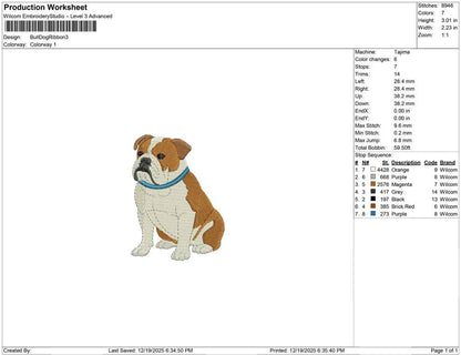 Bull Dog Ribbon