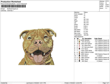 Bull Dog Tongue