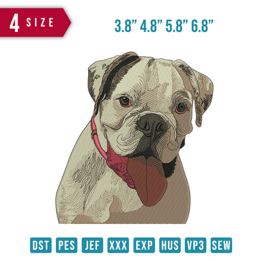 Bull Dog Tongue Red