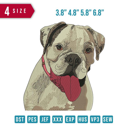 Bull Dog Tongue Red