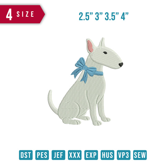 Bull Terrier Ribbon