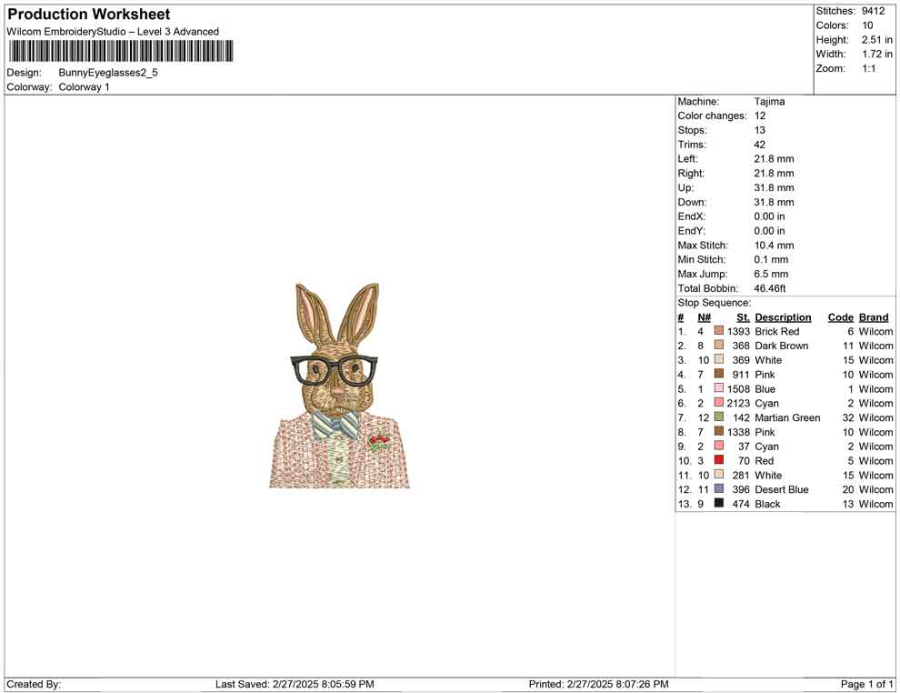 Bunny Eyeglasses