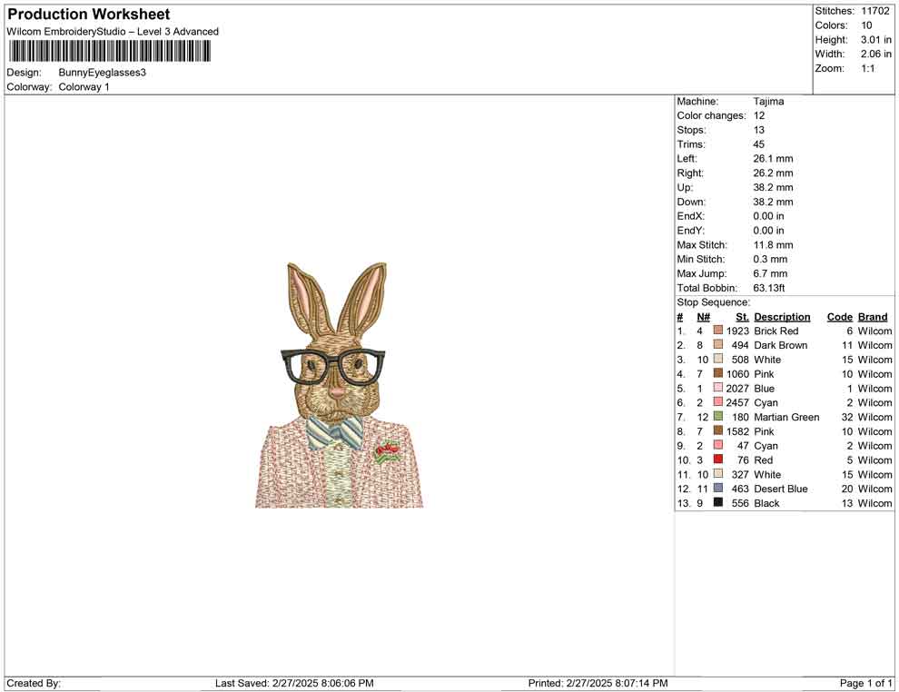 Bunny Eyeglasses