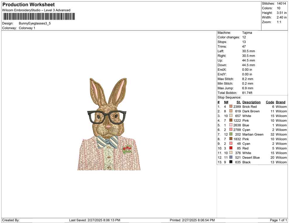 Bunny Eyeglasses