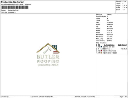 Butter Roofing logo