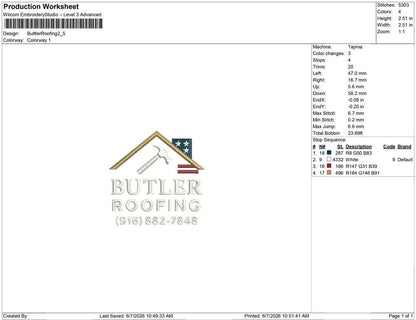 Butter Roofing logo