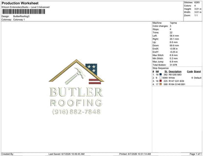 Butter Roofing logo