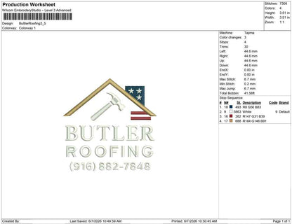 Butter Roofing logo