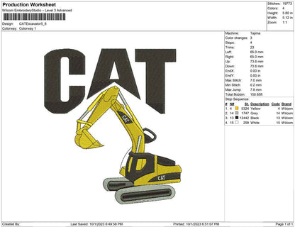Cat Excavator