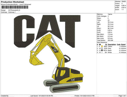 Cat Excavator