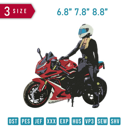 CBR Motorcycle Girl