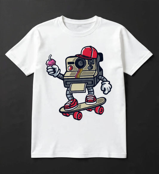 Camera with Skateboard