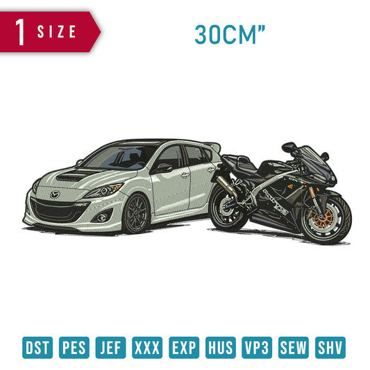 Car And Motorcycle