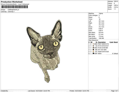 Cat Beige Glare