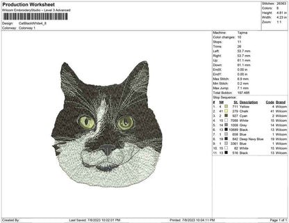 Cat Black and white