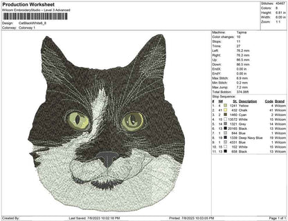 Cat Black and white