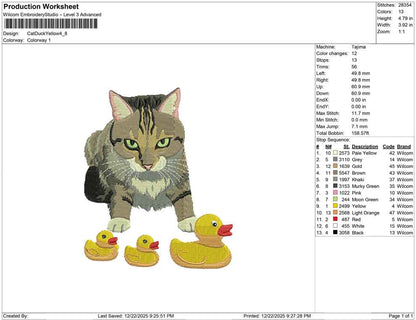 Cat Duck Yellow