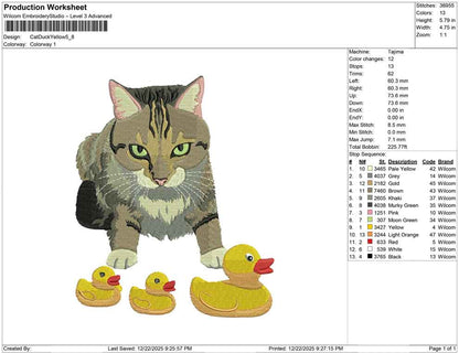 Cat Duck Yellow