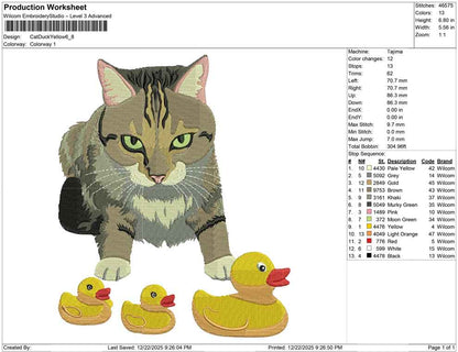 Cat Duck Yellow