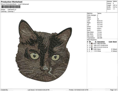 Cat Face C