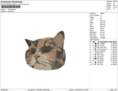 Cat Face D