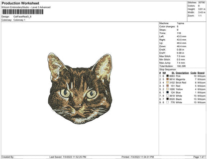 Cat Face Realistic