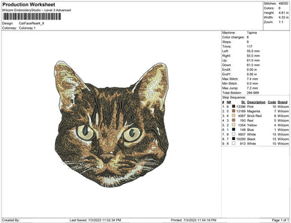 Cat Face Realistic