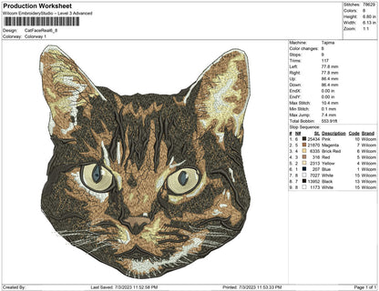 Cat Face Realistic