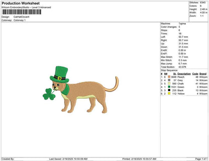 Cat Hat Clover