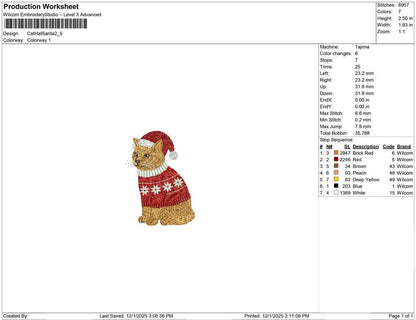 Cat Hat Santa